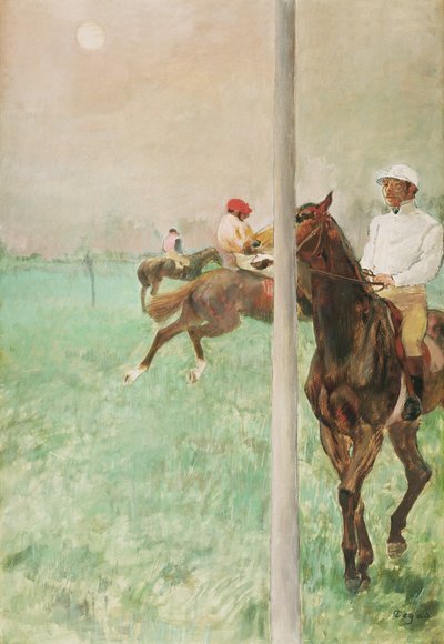 Jockeys Before the Race, c.1878-79 by Edgar Degas
